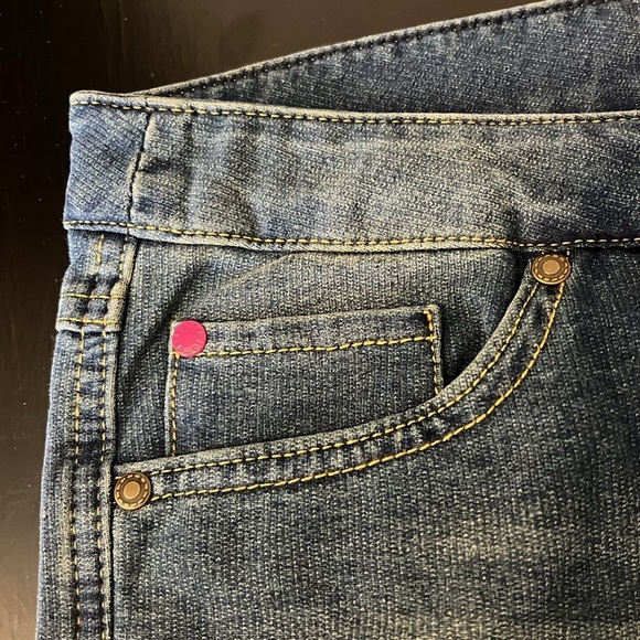 Pajama Jeans bootcut pull up elastic waist, medium wash blue, size S, NWT - Picture 12 of 16